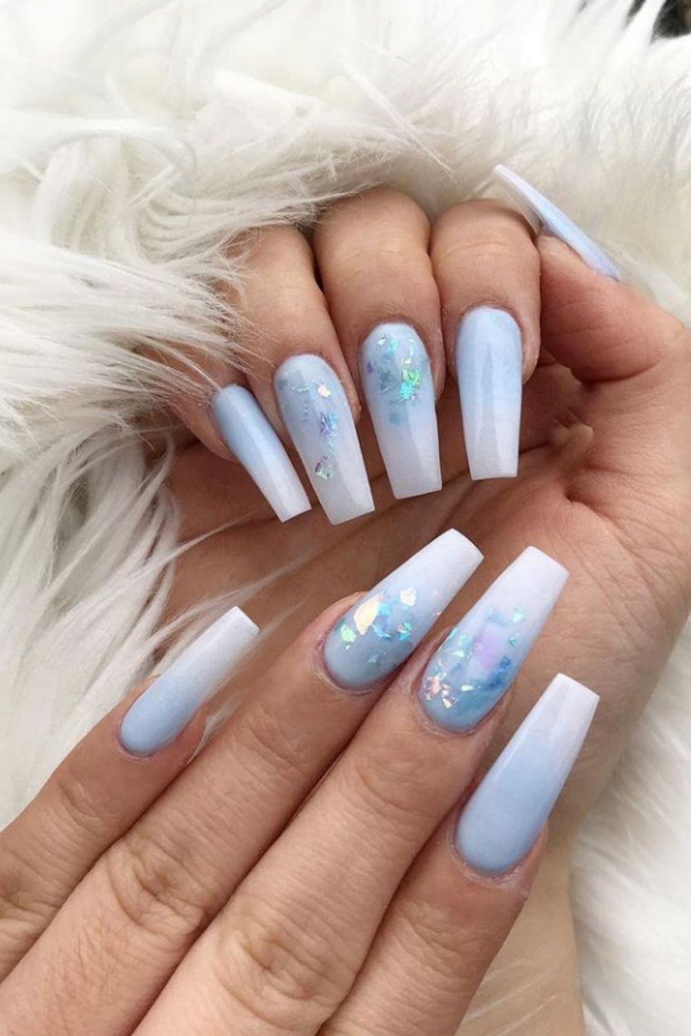 40+Cute Ombre coffin nails for young girls