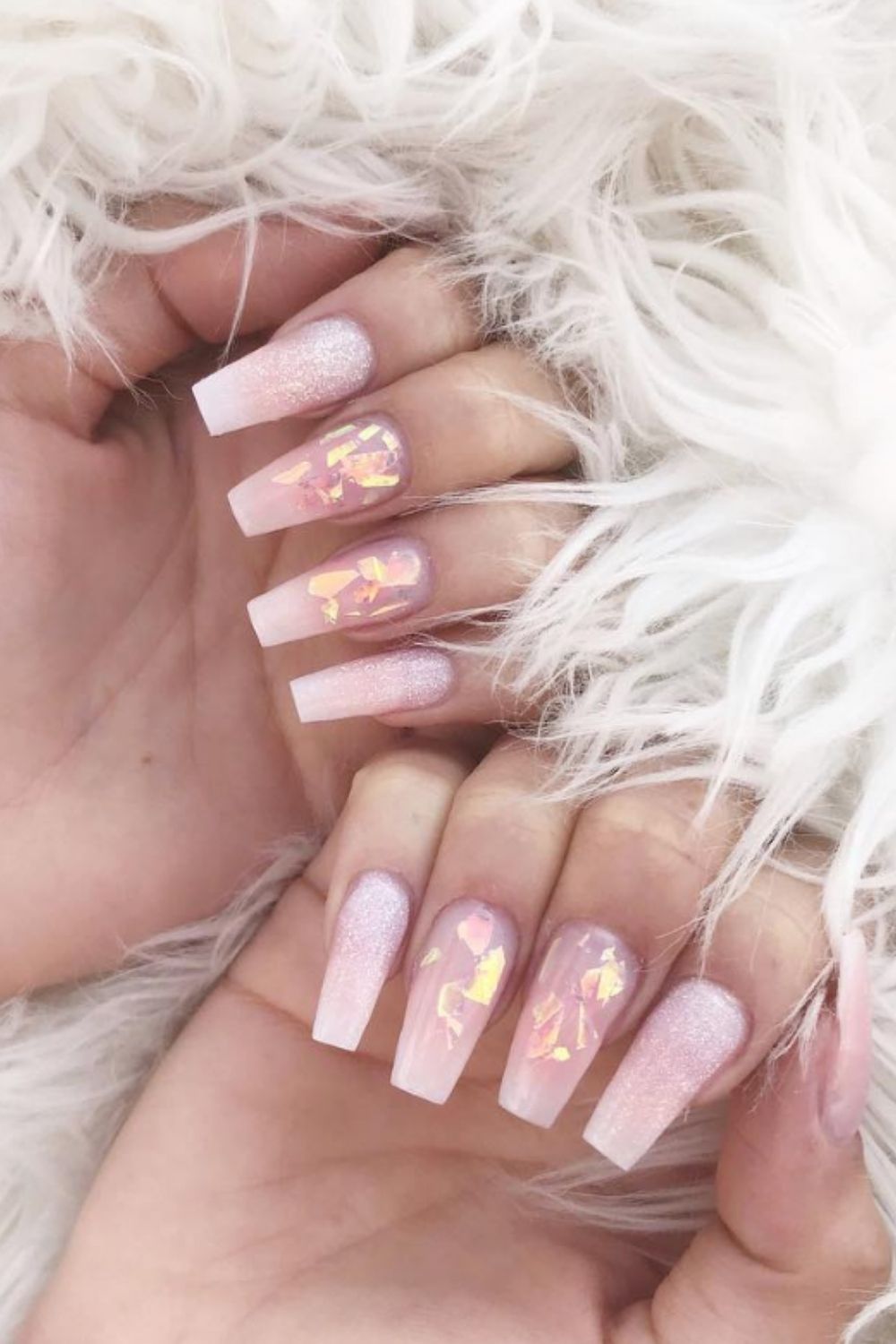 40+Cute Ombre coffin nails for young girls