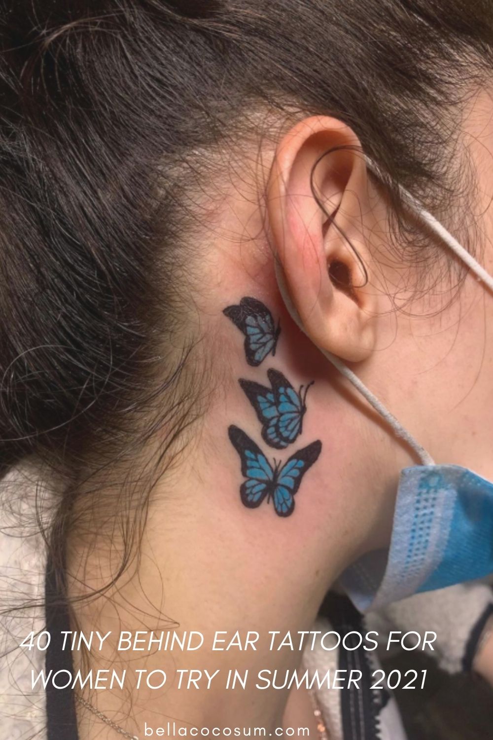 Behind Ear Tattoo: 40 Tiny Tattoo Designs For Girls To Try!