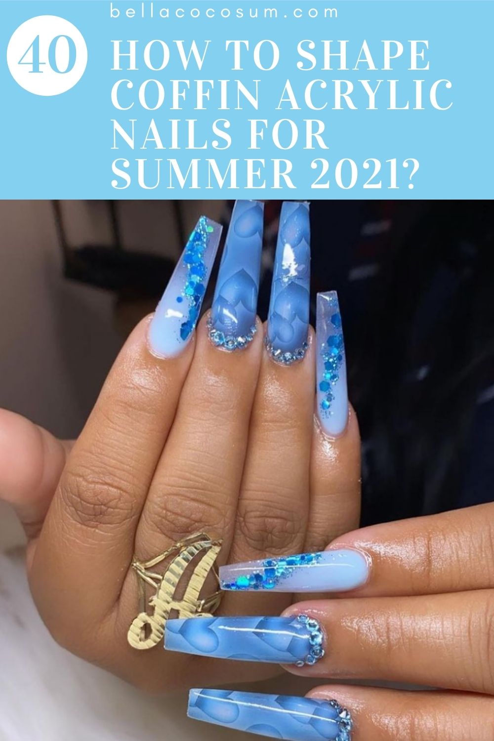 How To Shape Coffin Acrylic Nails For Summer 2021?