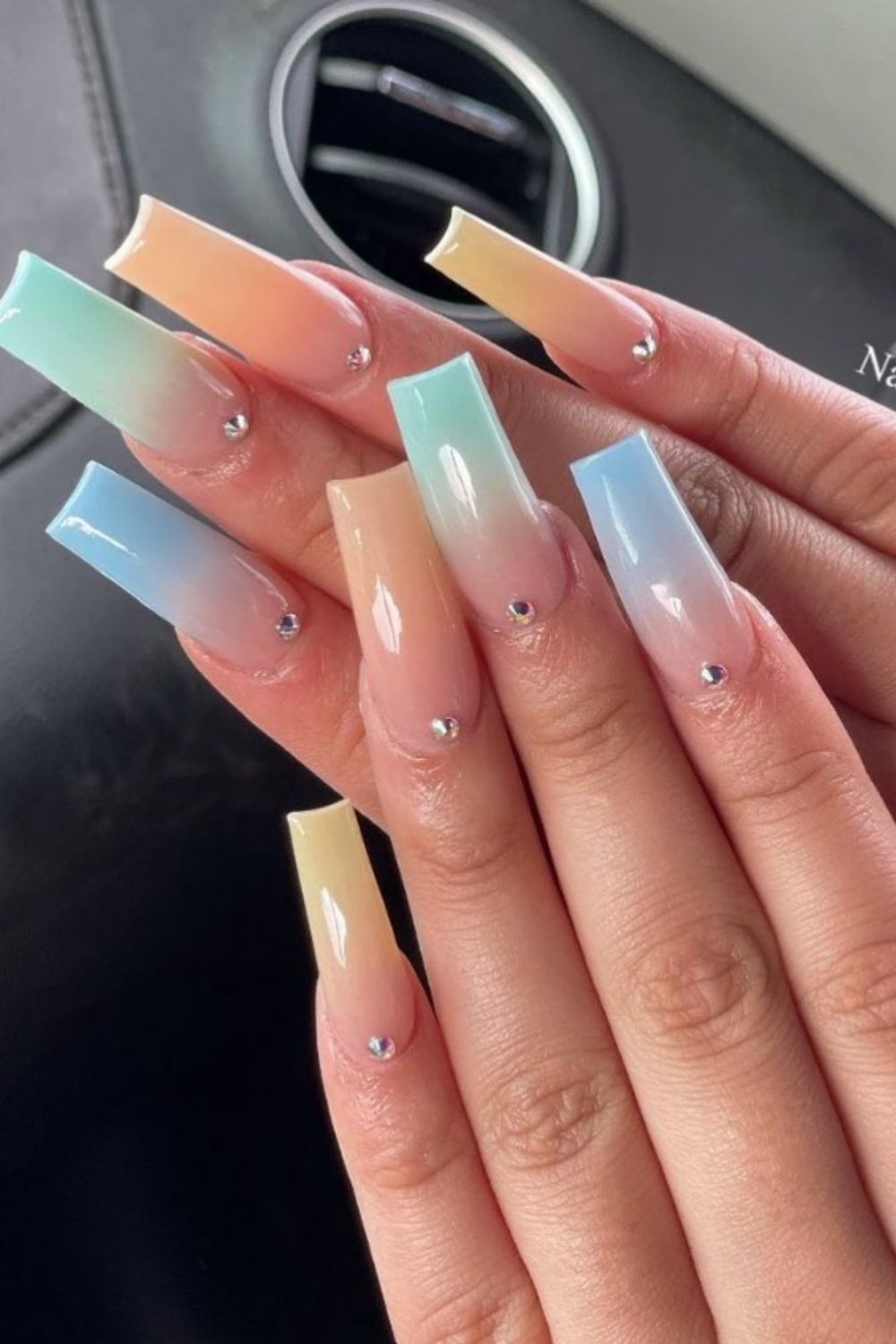 40+Cute Ombre coffin nails for young girls