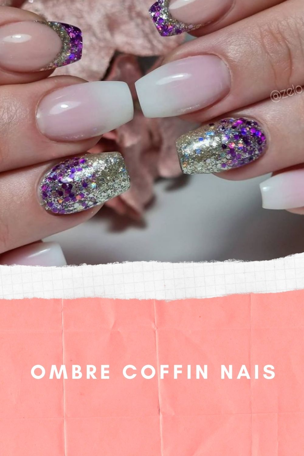 40+Cute Ombre coffin nails for young girls