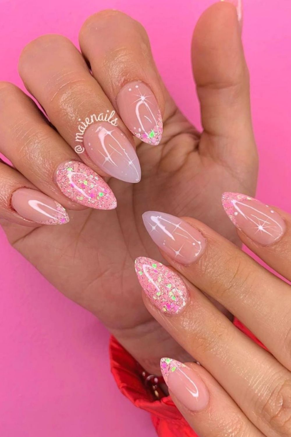 Pink Acrylic Nails: 40 Summer Nail Designs To Copy In 2021!