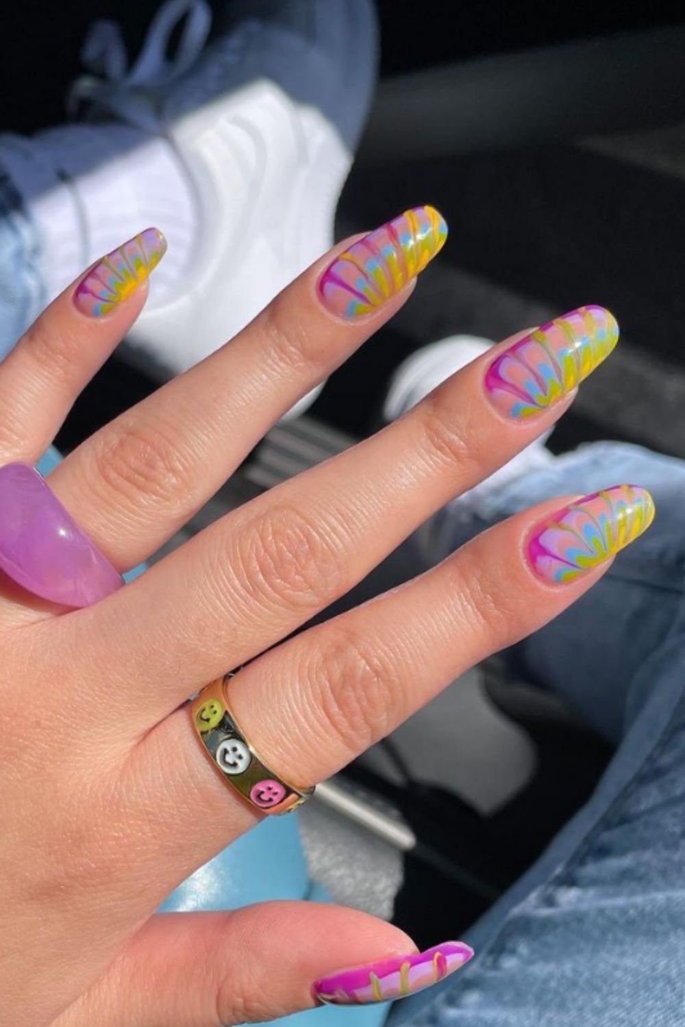 Hottest Tie Dye Nails to Fit Your Beach Look This Summer