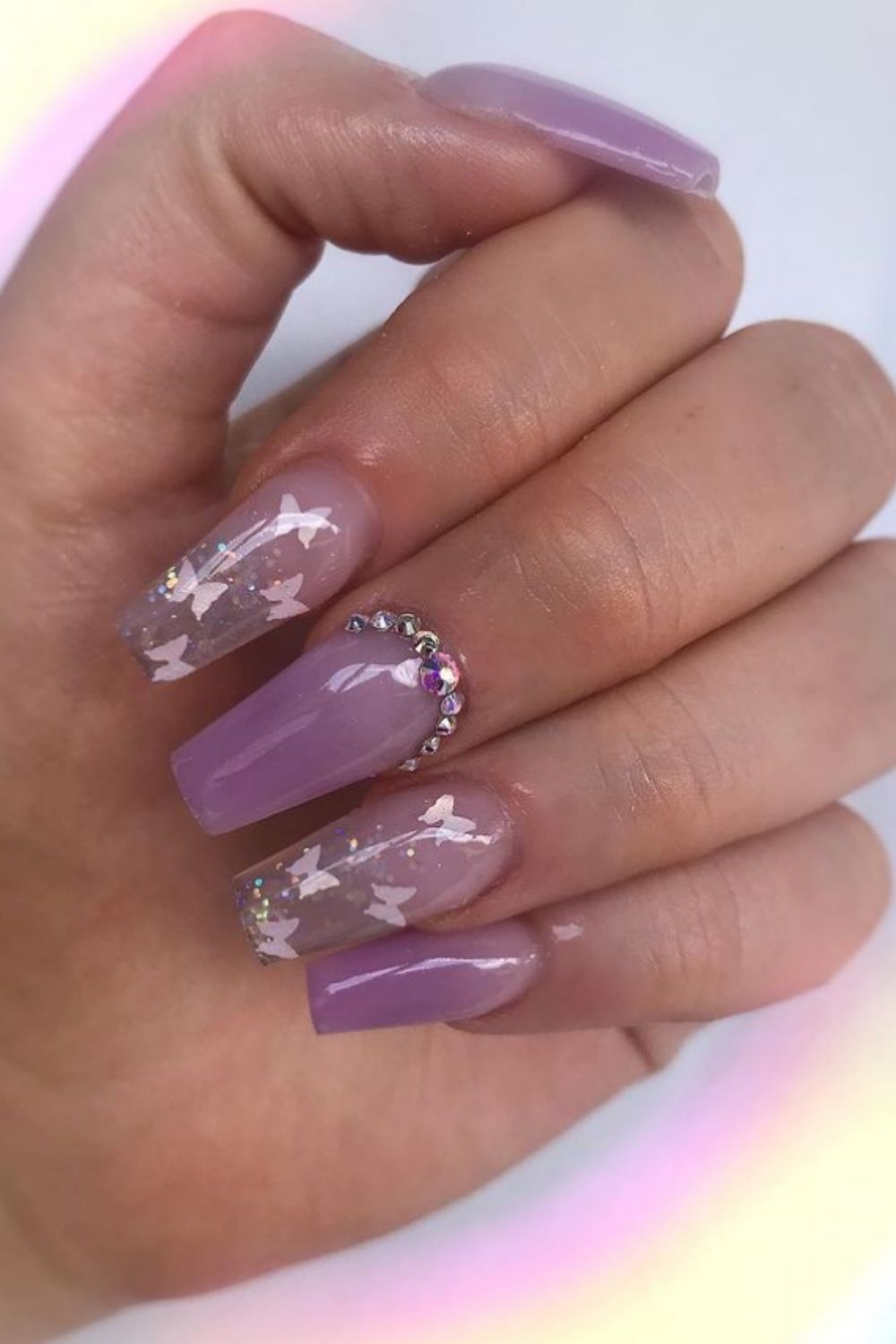 35+ Amazing Glitter Acrylic Nails You Want To Try In 2021!