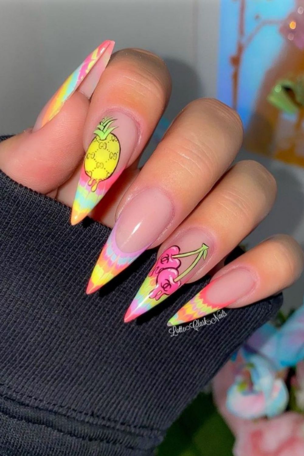 Hottest Tie Dye Nails to Fit Your Beach Look This Summer