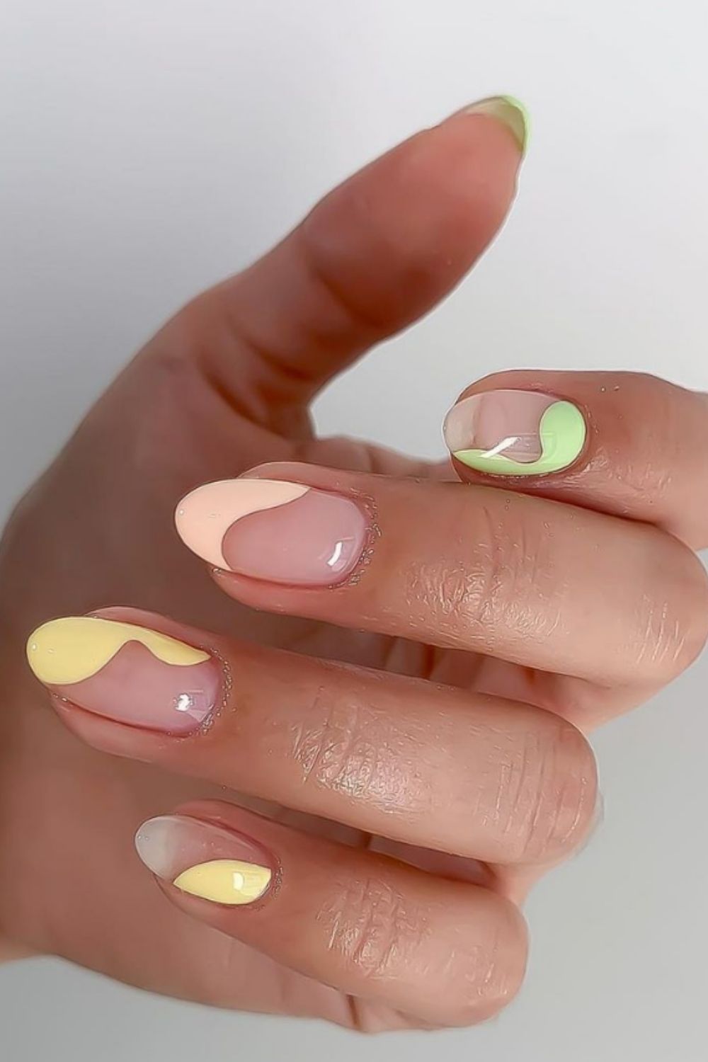 40 Cute Almond Short Acrylic Nails For Summer Nail Design