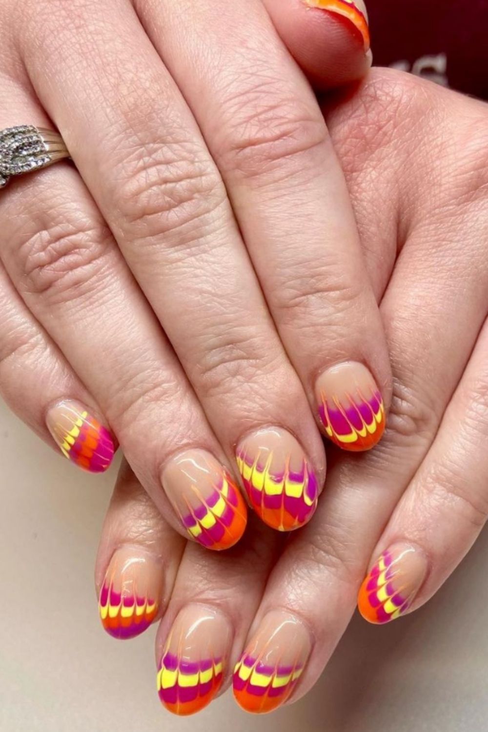 Hottest Tie Dye Nails to Fit Your Beach Look This Summer