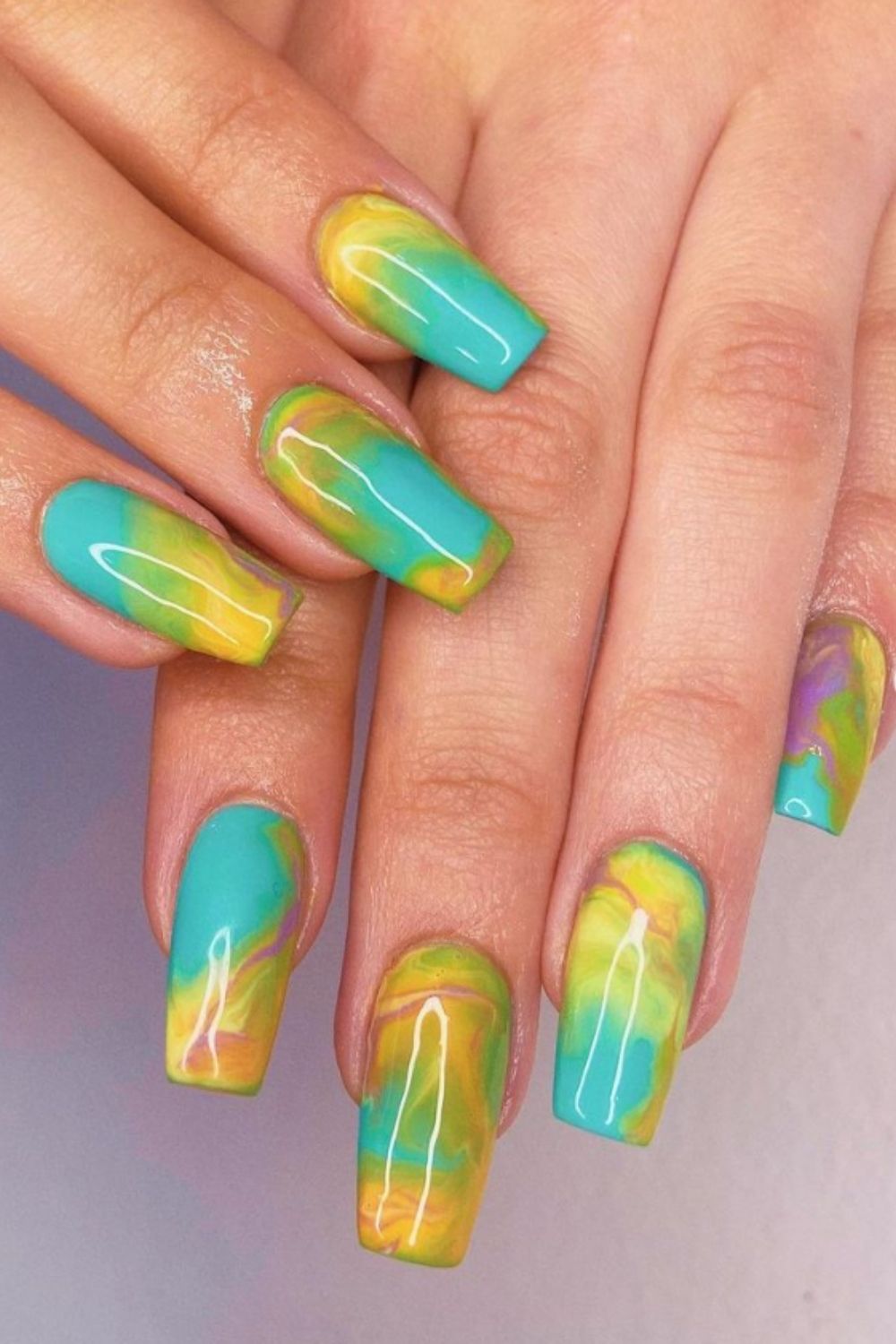 Hottest Tie Dye Nails to Fit Your Beach Look This Summer