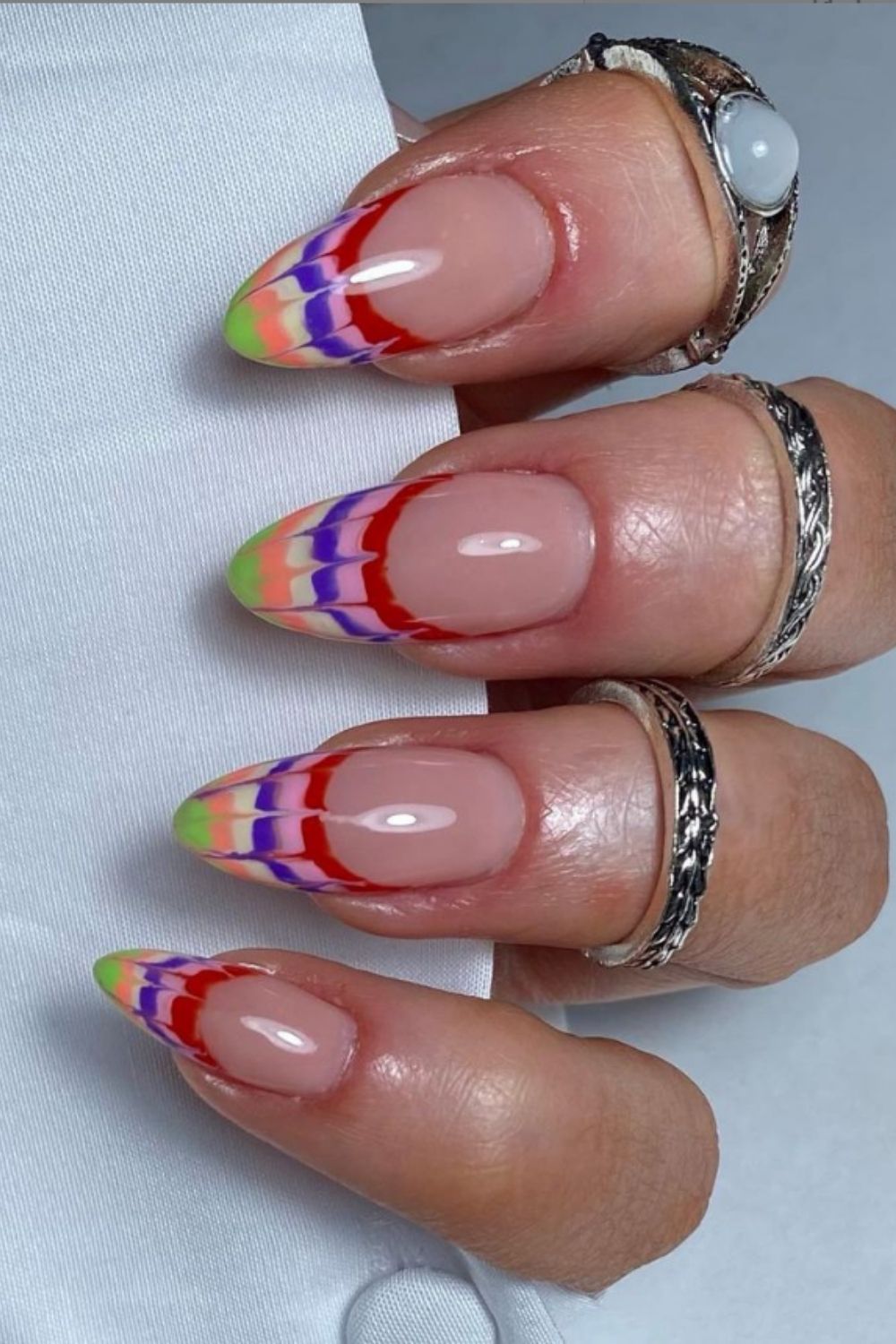 Pretty Summer Acrylic Nails To Try When You Go A Vacation!