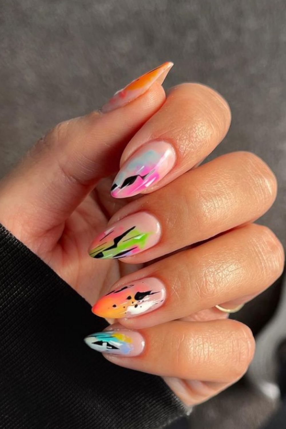 Pretty Summer Acrylic Nails To Try When You Go A Vacation!