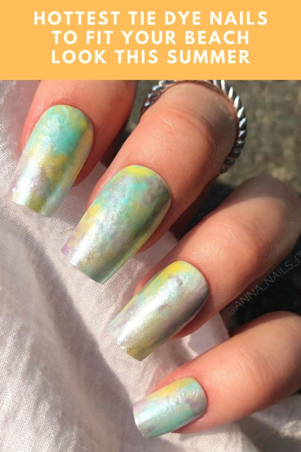 Hottest Tie Dye Nails to Fit Your Beach Look This Summer