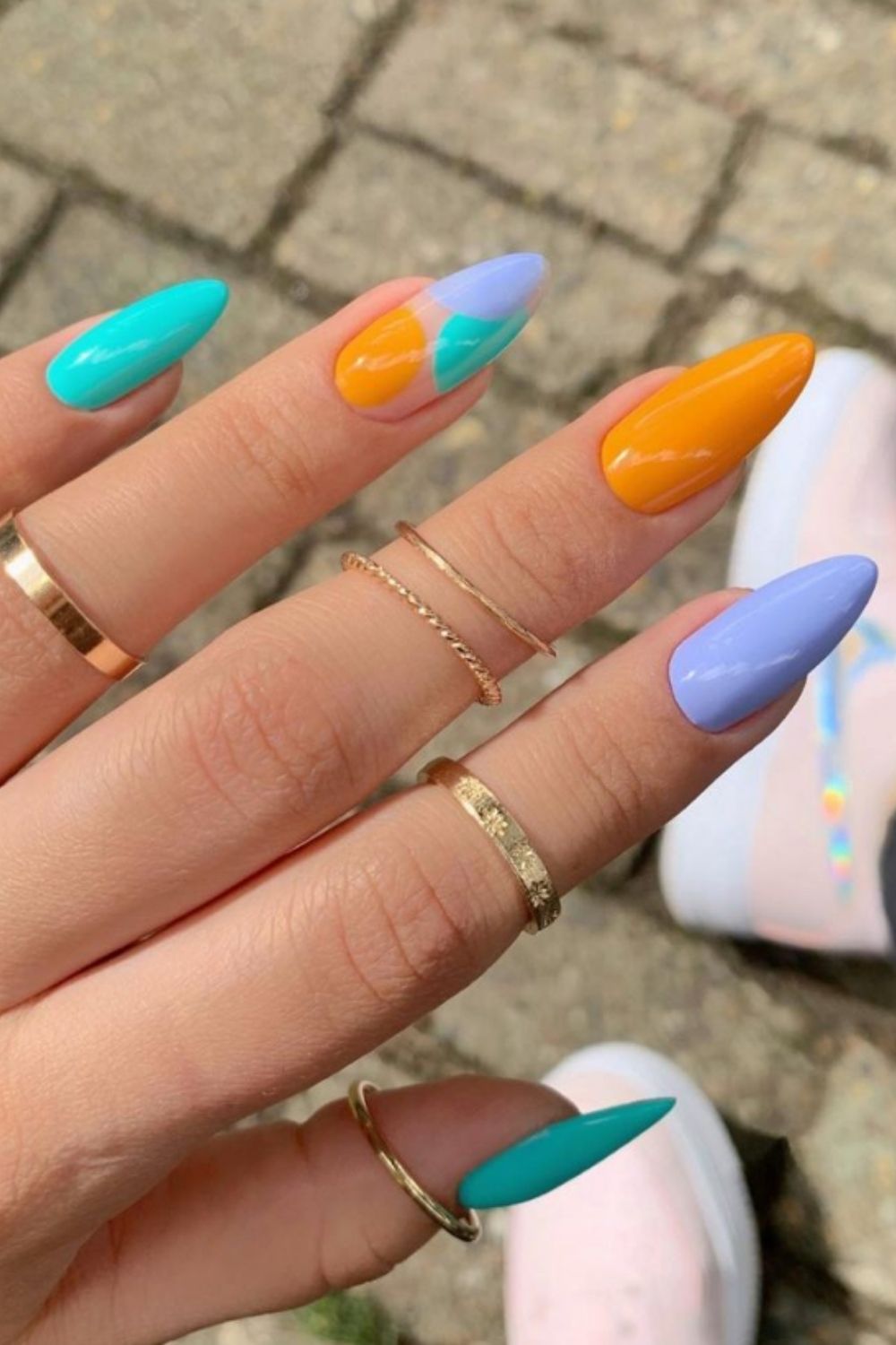 Pretty Summer Acrylic Nails To Try When You Go A Vacation!