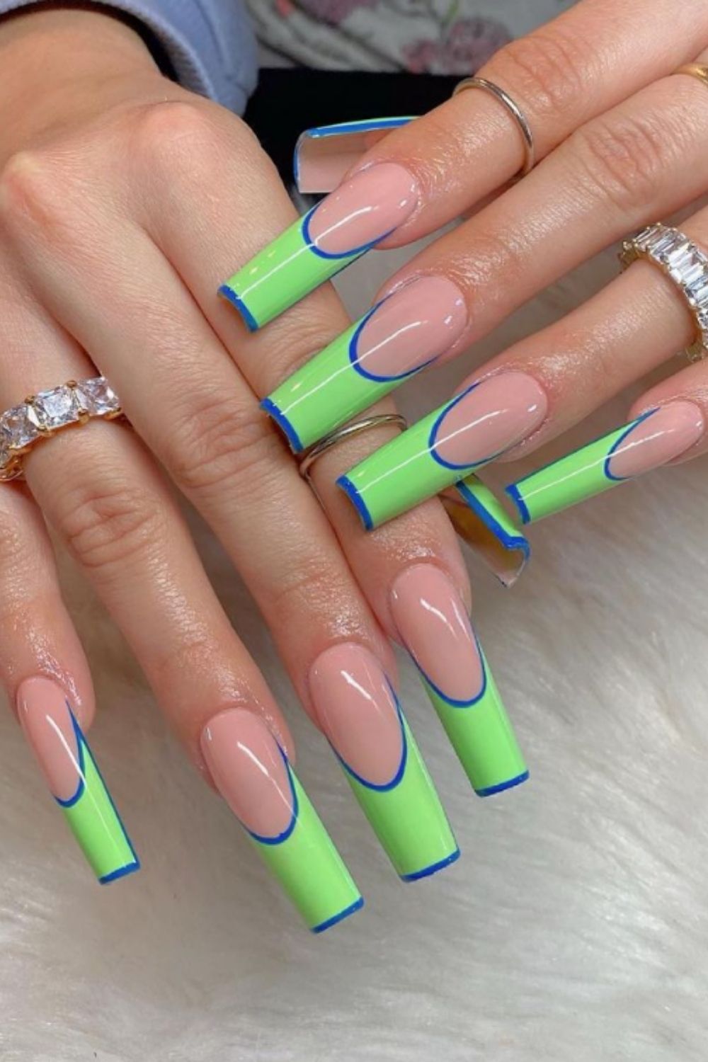 Pretty Summer Acrylic Nails To Try When You Go A Vacation!