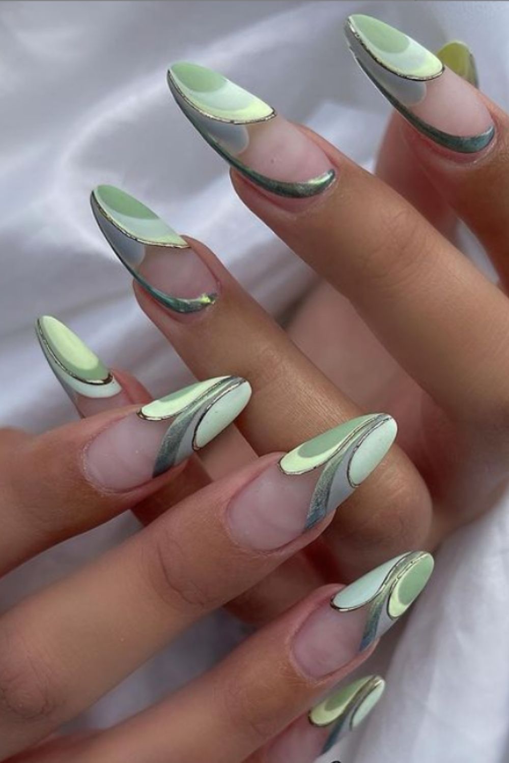 40 Cute Almond Short Acrylic Nails For Summer Nail Design