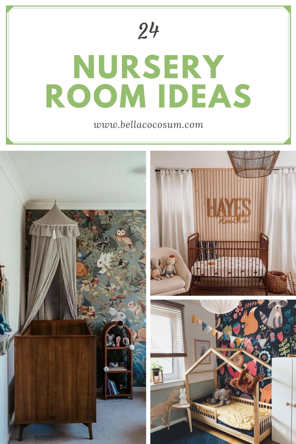 24 Lovely Nursery Room Ideas To Bring Up Your Baby With Taste 