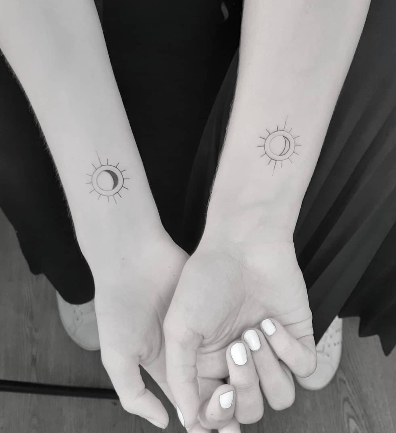 Sun and moon tattoo designs for best and meaningful tattoo design 2021