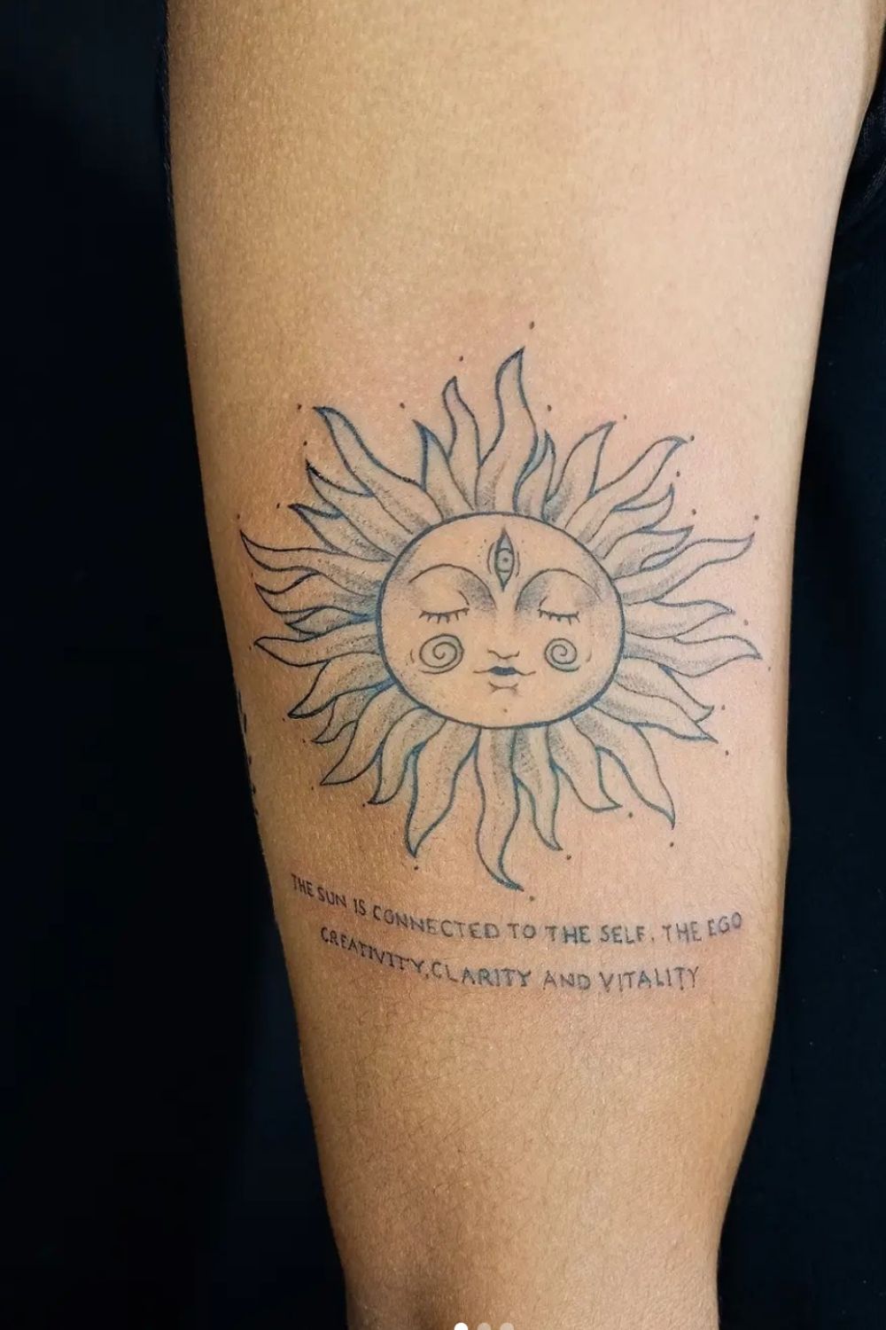 Sun and moon tattoo designs for best and meaningful tattoo design 2021