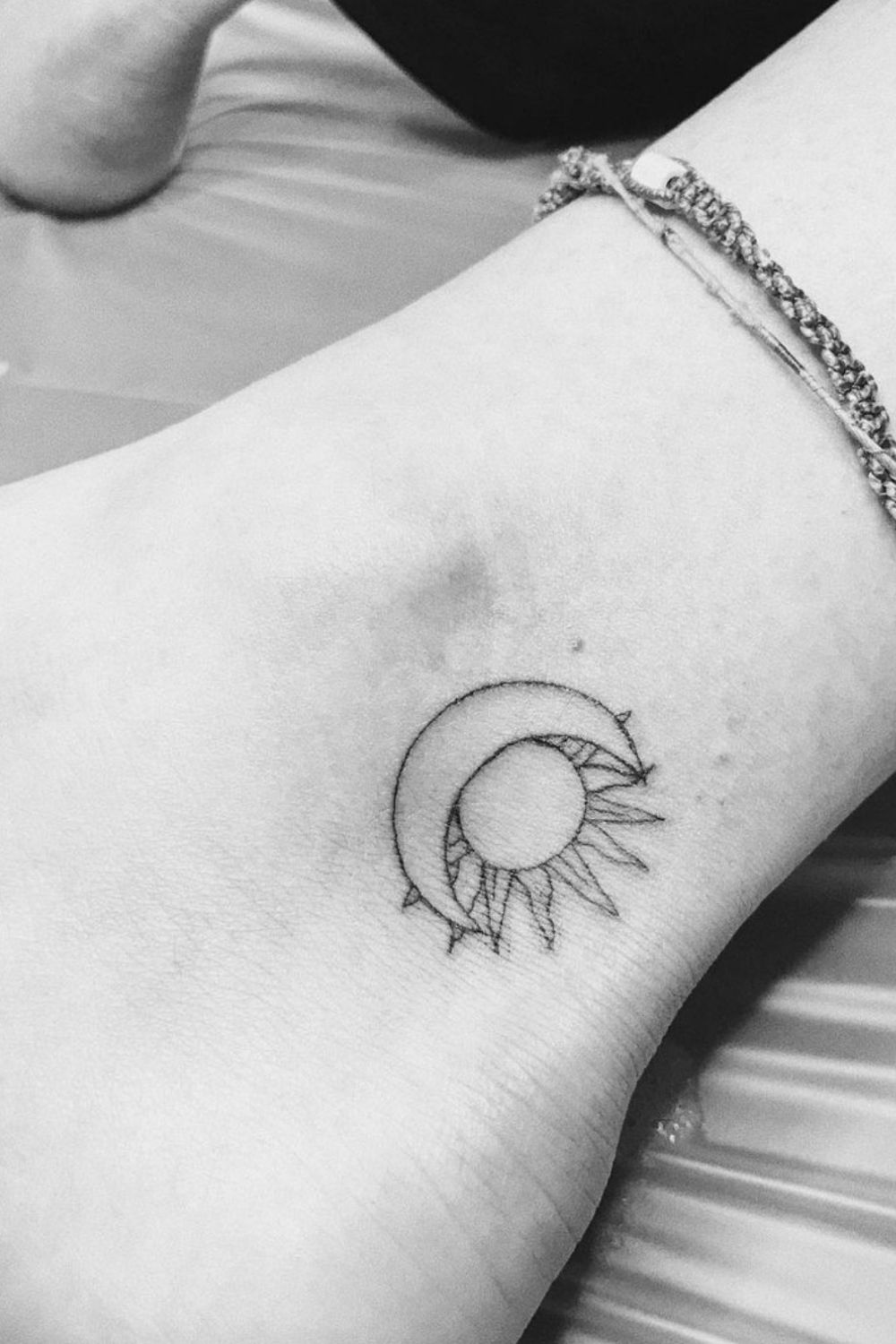 Sun and moon tattoo designs for best and meaningful tattoo design 2021