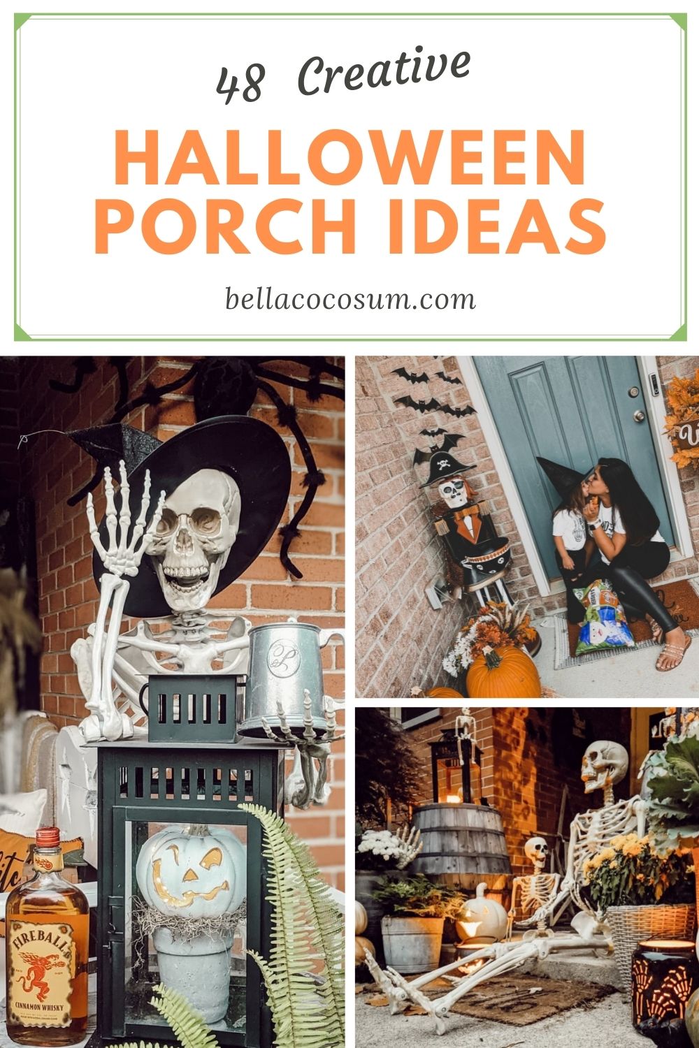 48 Creative Outside Halloween porch decoration ideas 2021