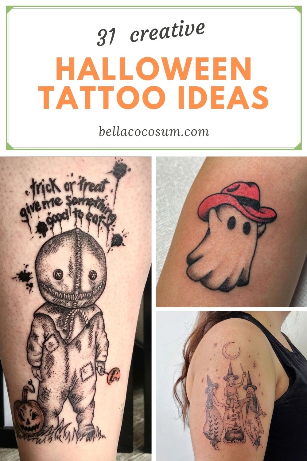 31 Creative Halloween tattoo ideas To Enjoy The Holiday Atmosphere
