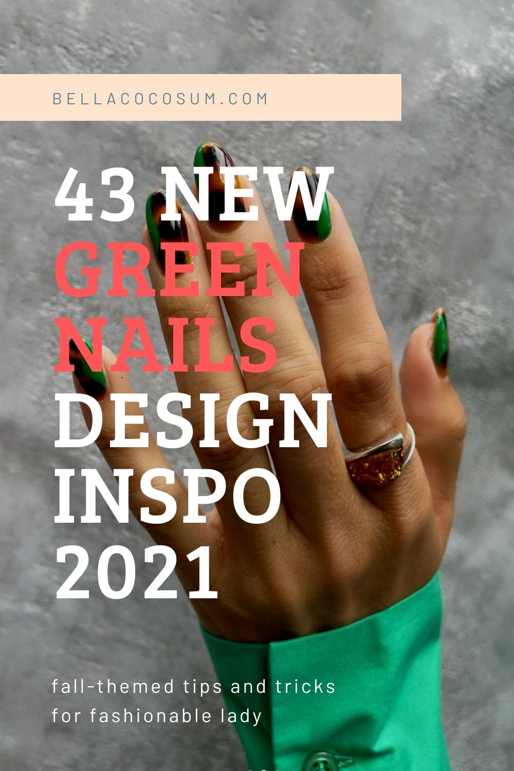 Best Green nail designs to try 2021: neon green, lime green, dark green