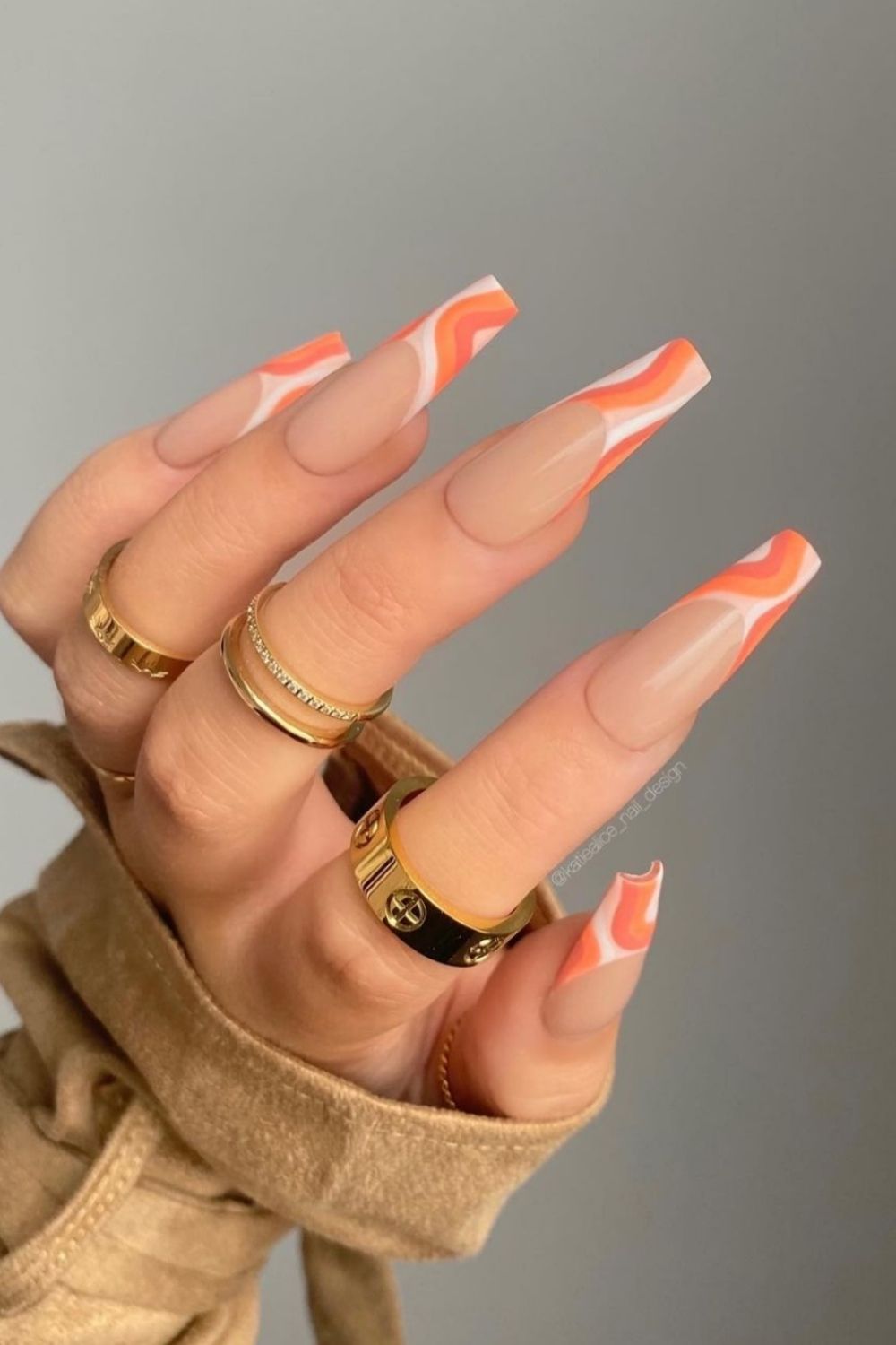 30 Trendy Fall coffin nails inspiration for Autumn 2021