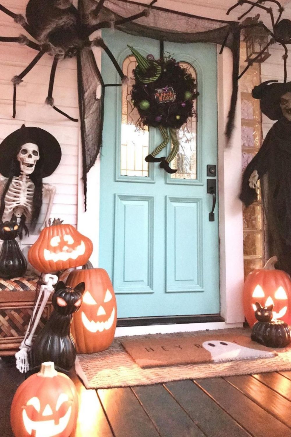 48 Creative Outside Halloween porch decoration ideas 2021