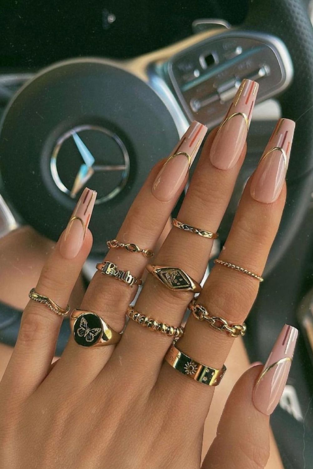 30 Trendy Fall coffin nails inspiration for Autumn 2021