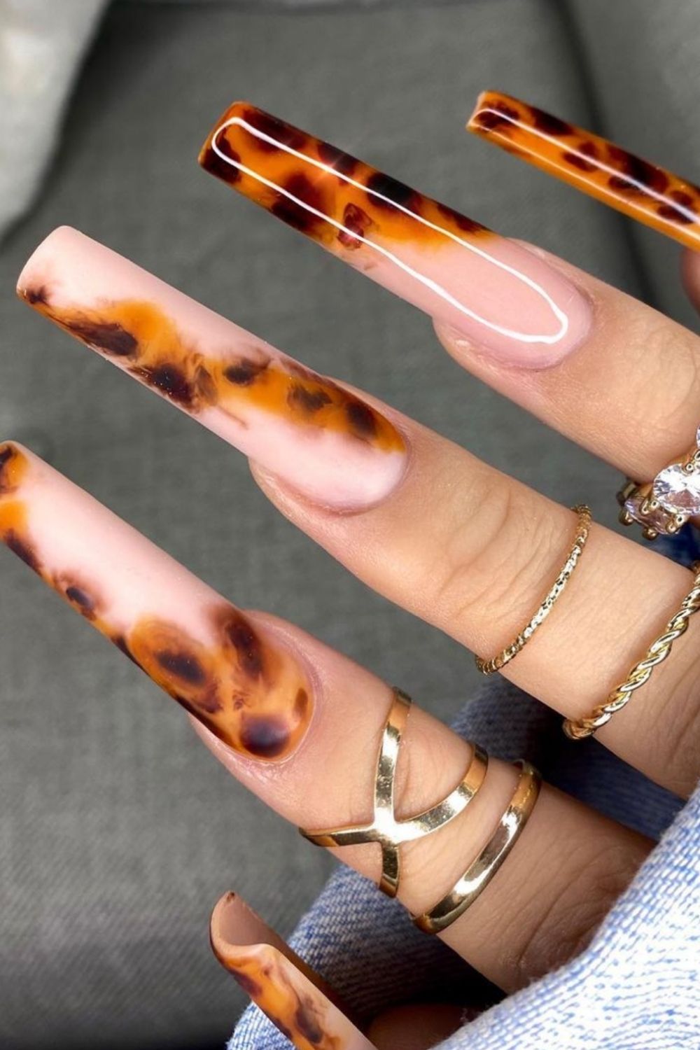 30 Trendy Fall coffin nails inspiration for Autumn 2021