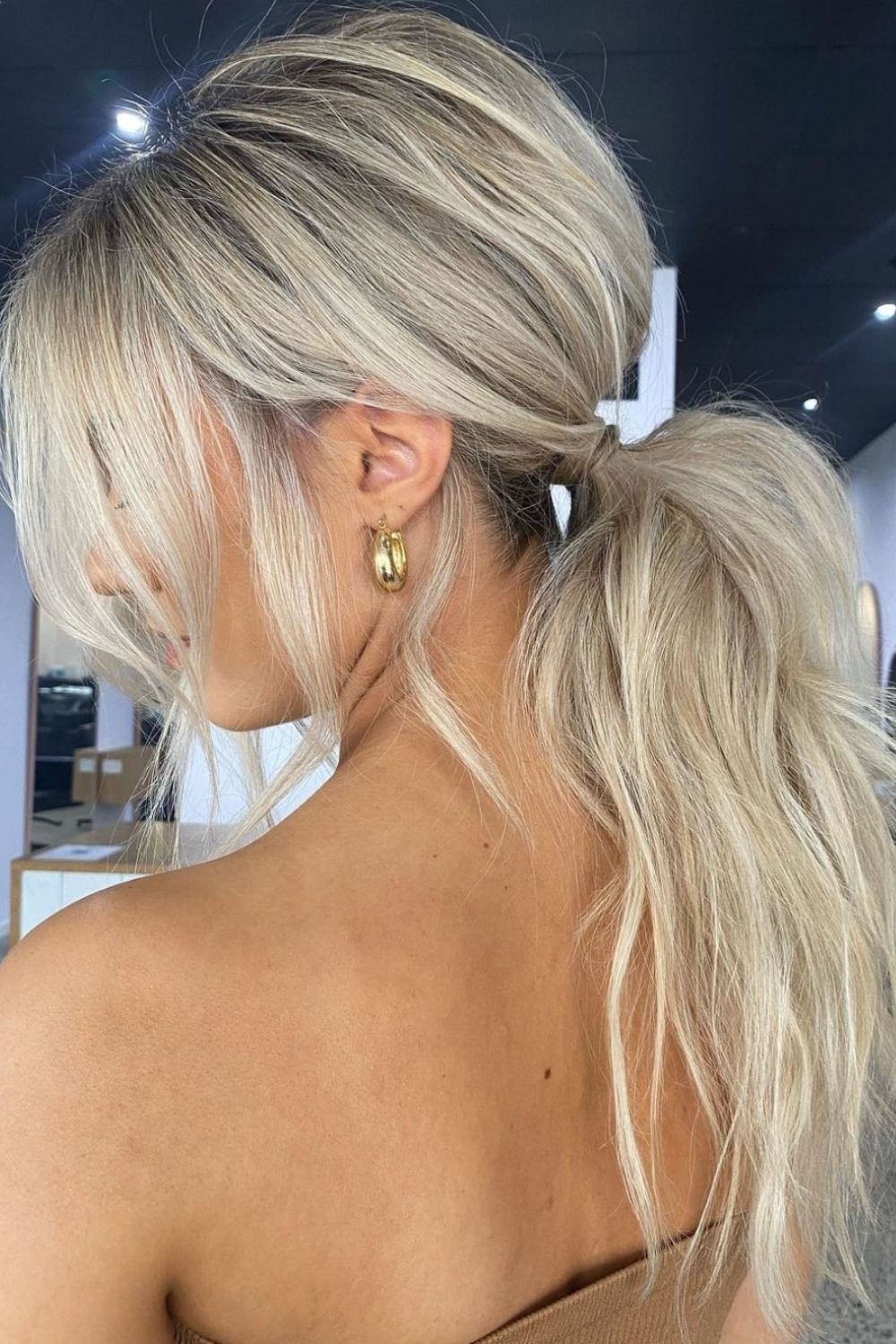 34 Cool Shoulder length haircut with bangs to try 2021