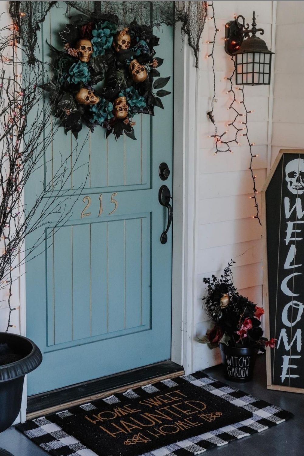 48 Creative Outside Halloween porch decoration ideas 2021