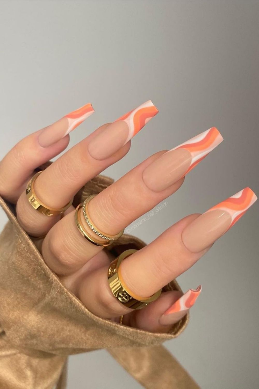 30 Trendy Fall coffin nails inspiration for Autumn 2021