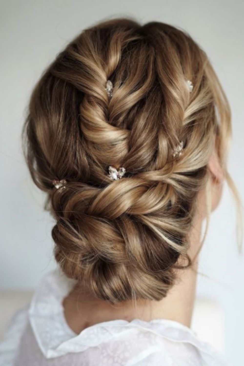 Crown braided hair for homecoming