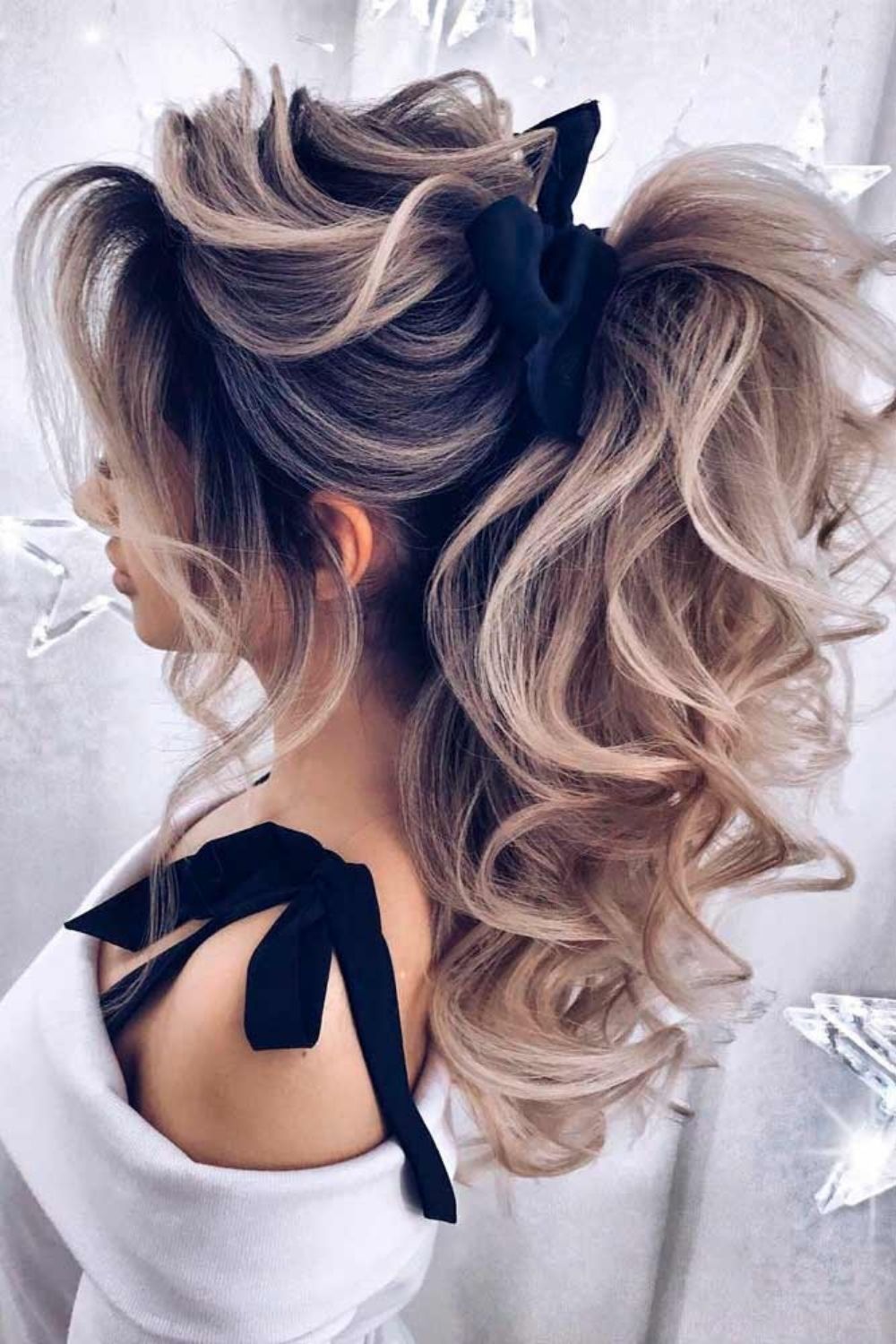 38 Chic Prom Hairstyles for long hair with retro curls  to Let You Be Amazing