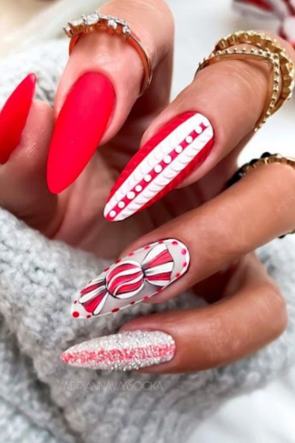 36 Best Christmas Nails design 2021 and Winter nails ideas