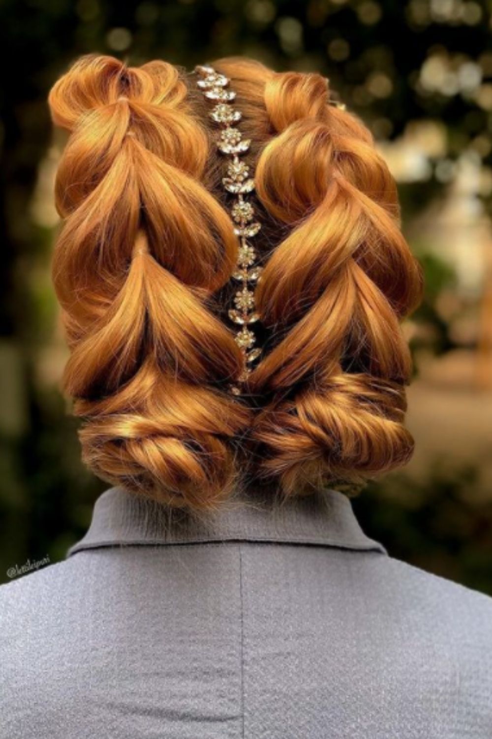 Double braids for homecoming hairstyles updo
