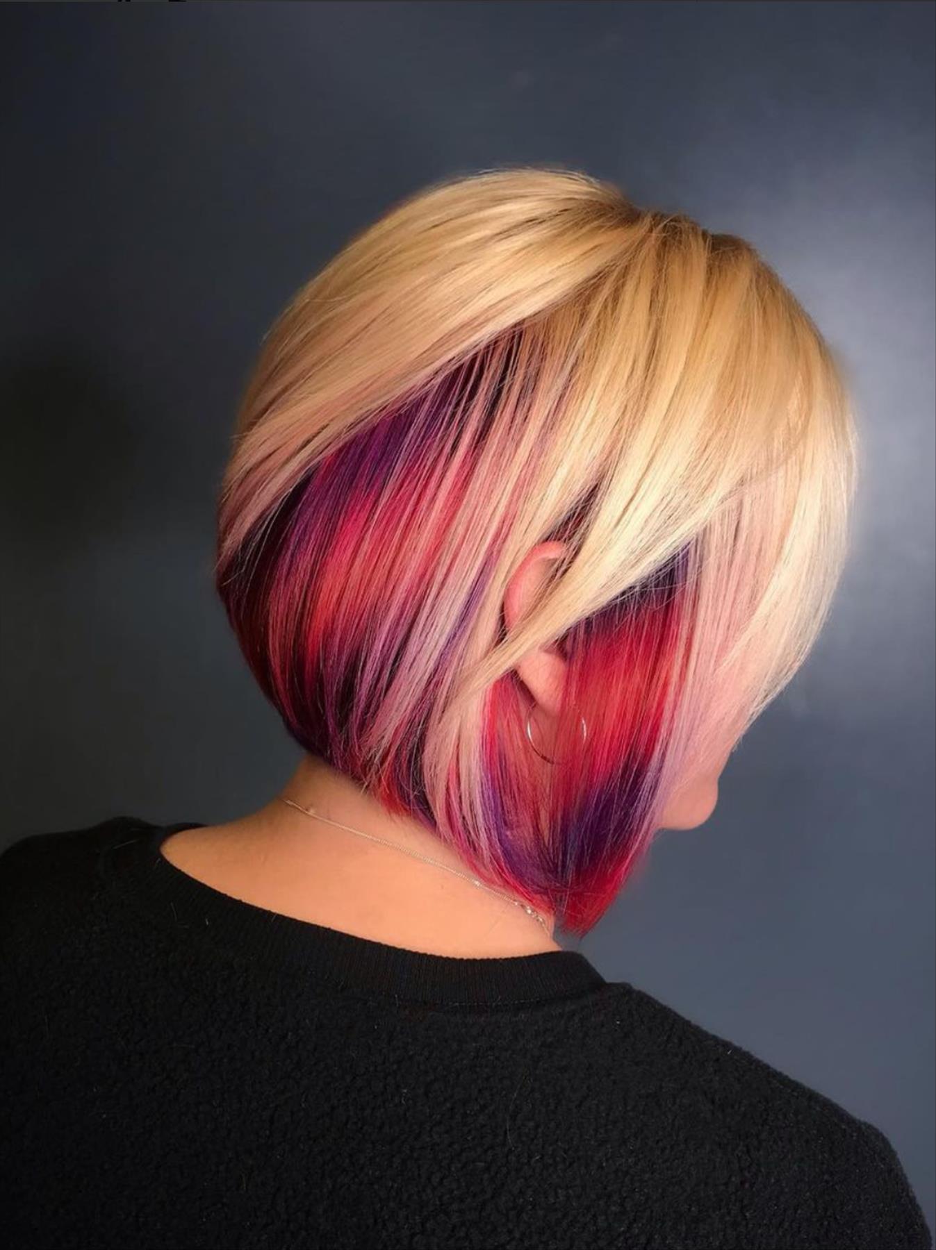 Cool hair color ideas for short hair and fine hair