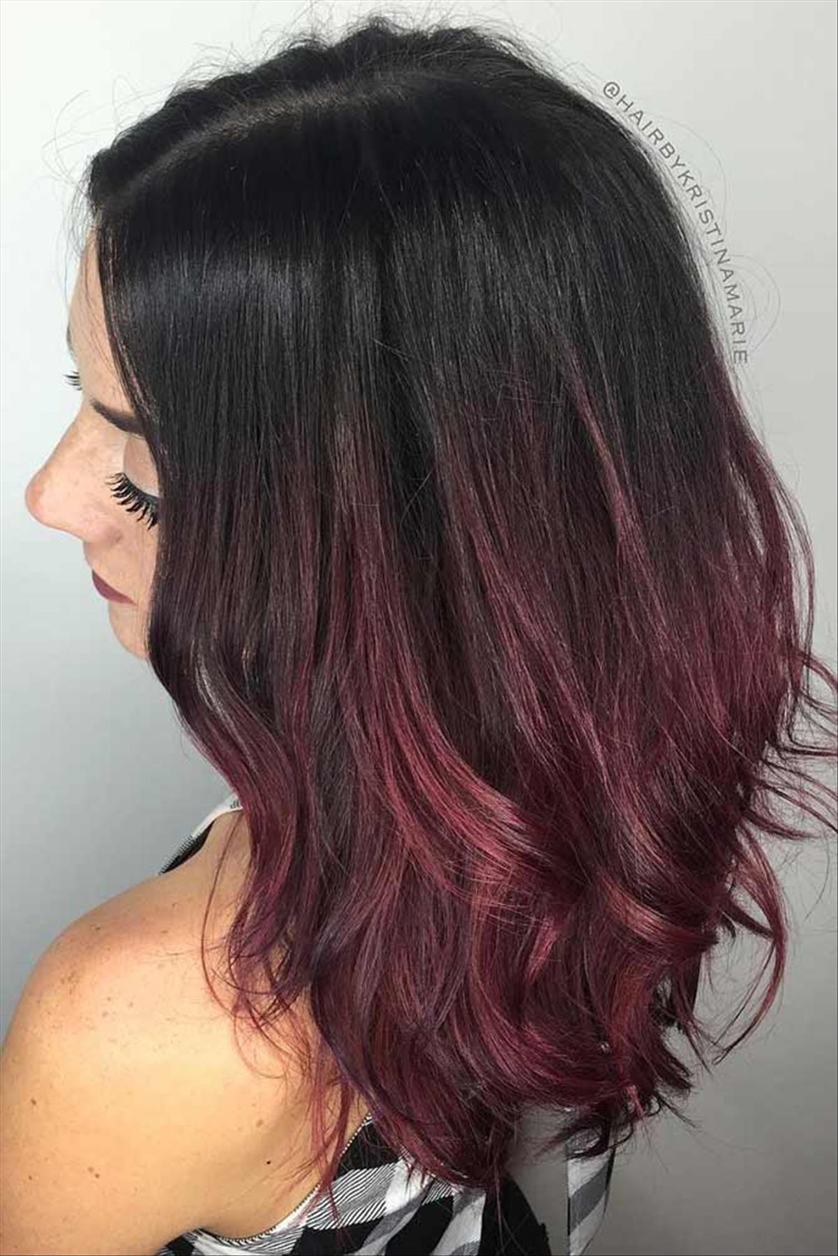 Brilliant Christmas Hair Color Ideas for Winter