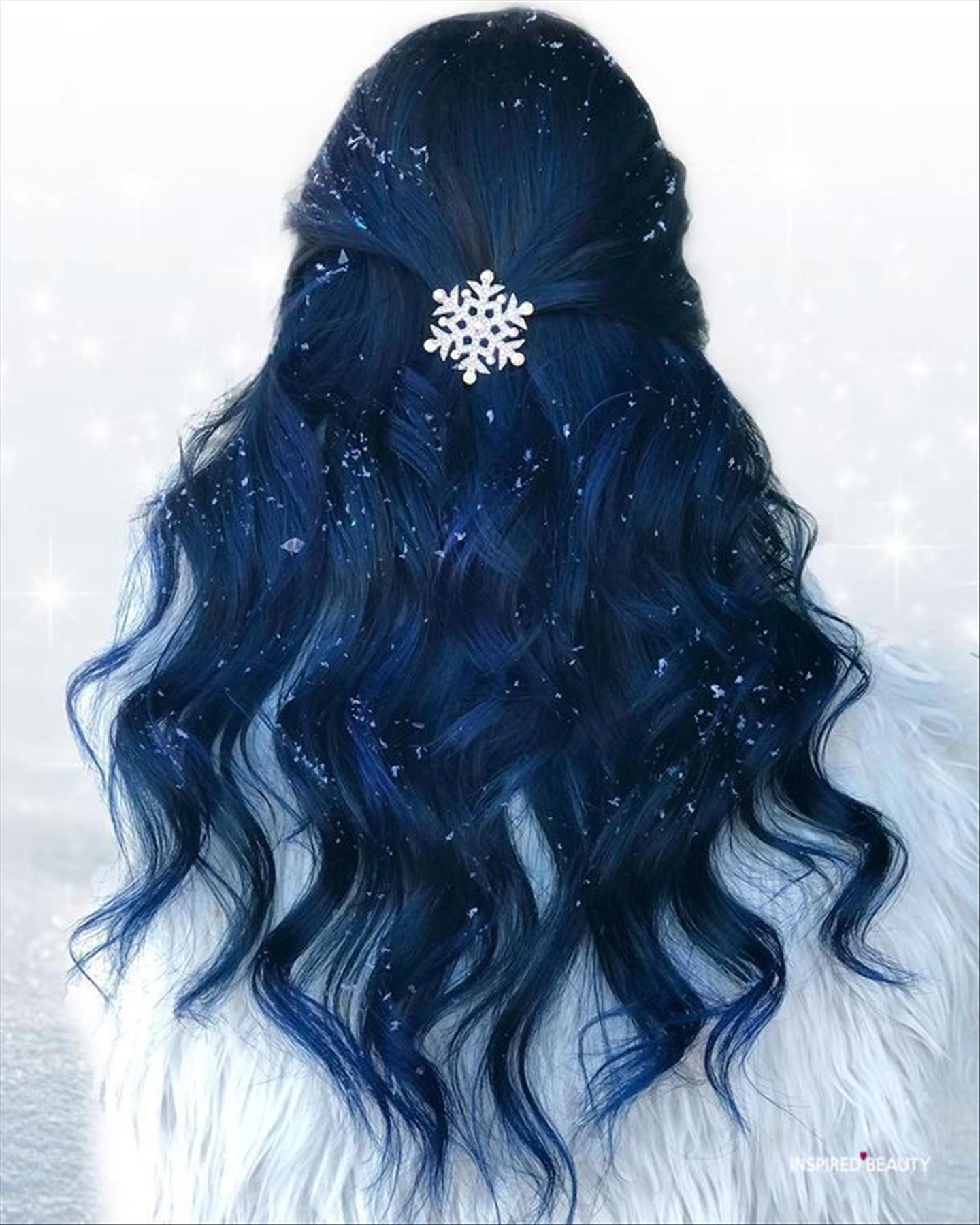 Brilliant Christmas Hair Color Ideas for Winter