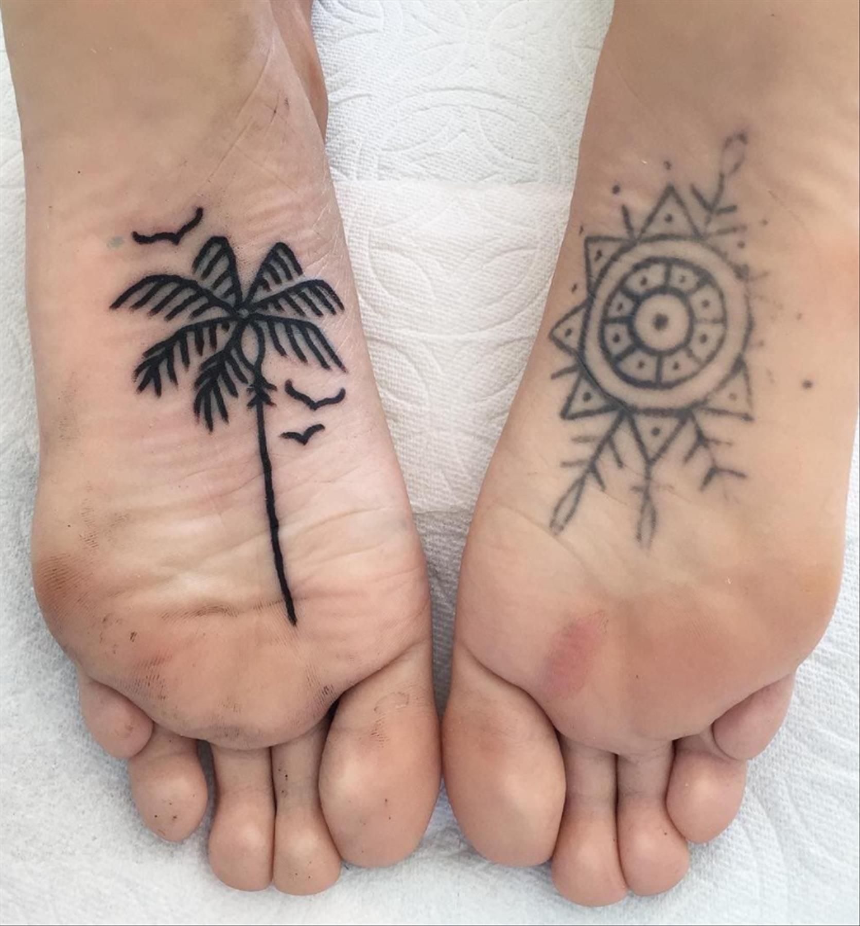 Unique foot tattoos for women to get inspiration