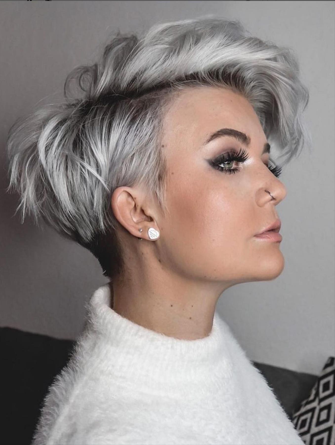 Best Short pixie haircut and hairstyle for cool women