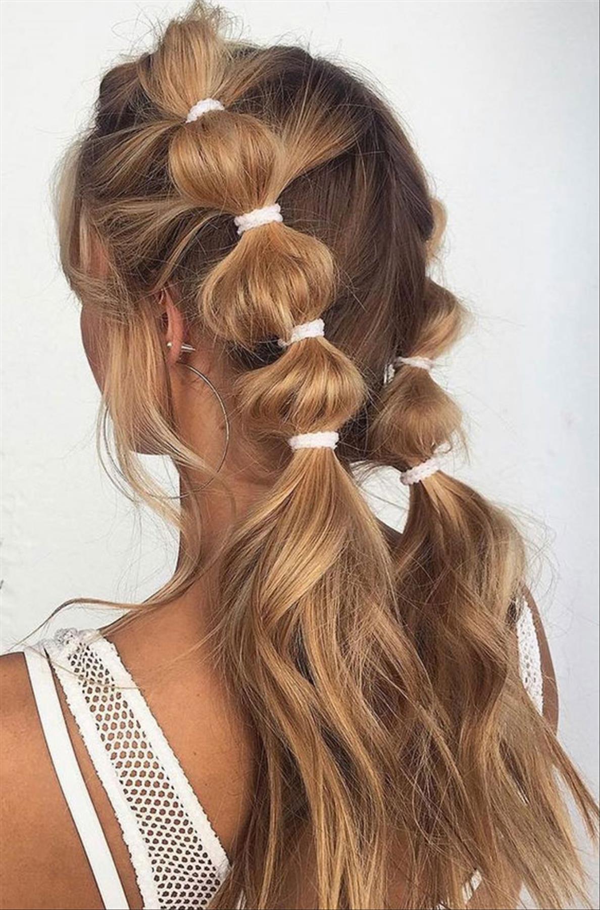 Chic Ways to Wear Bubble Braid Hairstyles Trending Now