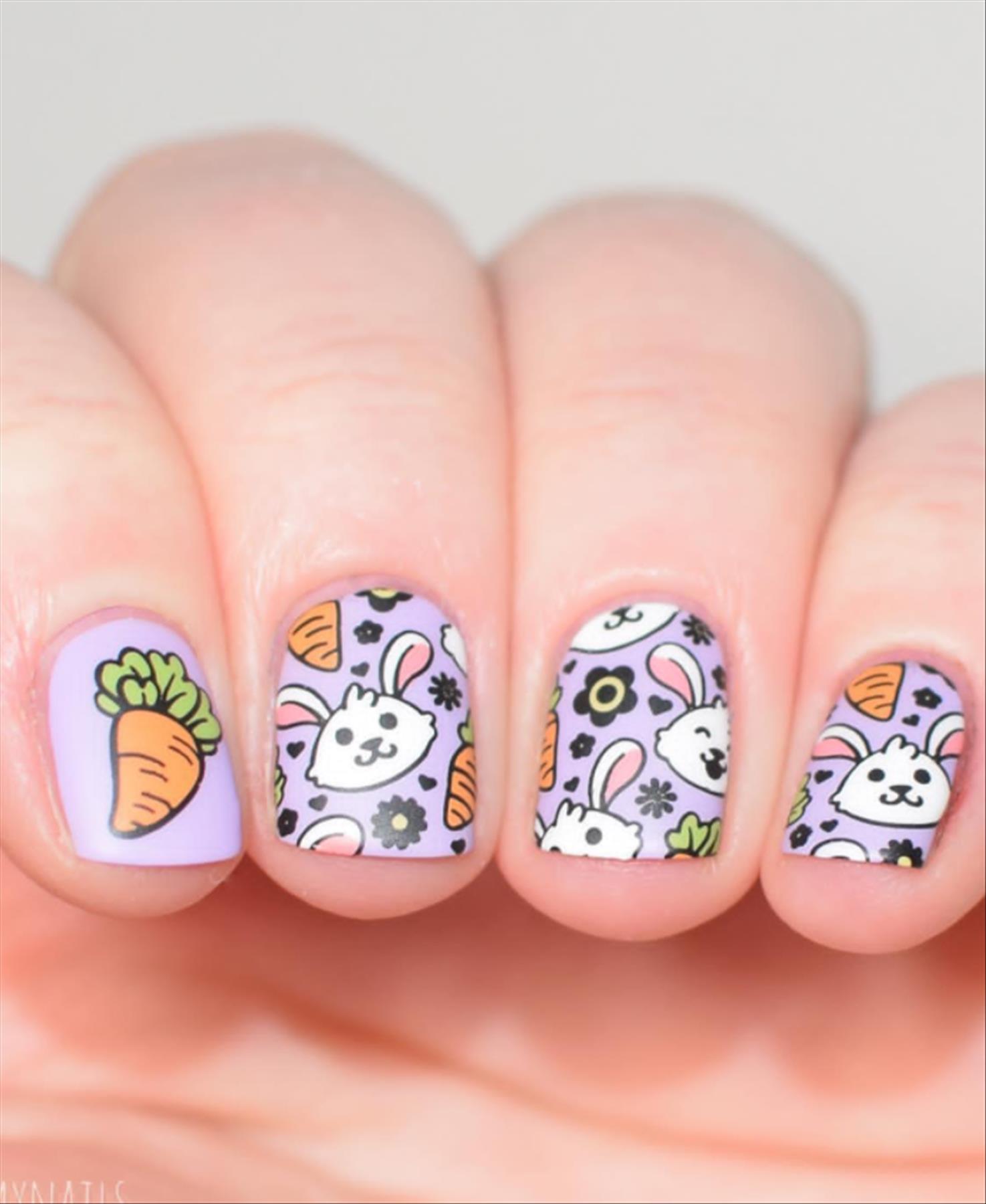 Cute short Easter nail design You'll Love 2022